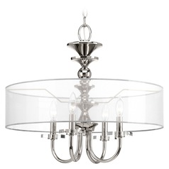 March Polished Nickel Pendant by Progress Lighting