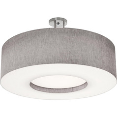Afx Lighting Montclair Satin Nickel LED Semi-Flushmount Light