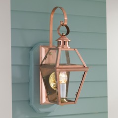 New Orleans Copper Outdoor Wall Light