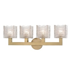 Sagamore Aged Brass LED Bathroom Light by Hudson Valley Lighting