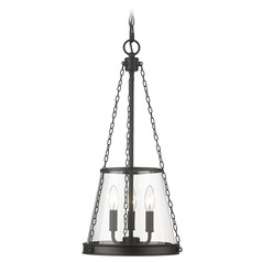 Prescott Matte Black Pendant by Z-Lite