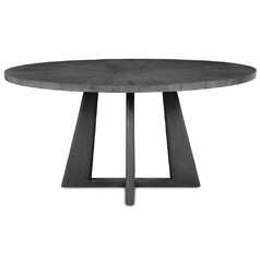 Pulsar Dining Table in Dark Walnut & Gray by Uttermost Lighting