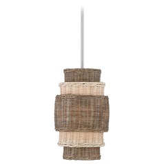 Montauck Bay Brushed Nickel Pendant by Minka Lavery