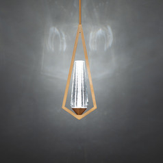 Devotion Mini Pendant in Aged Brass by Schonbek Beyond