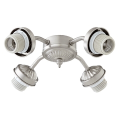 Satin Nickel Fan Light Kit by Quorum Lighting