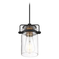 Antebellum Black Mini Pendant by Nuvo Lighting
