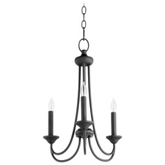 Brooks Noir Chandelier by Quorum Lighting