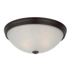 13-Inch Flush Mount in English Bronze by Savoy House