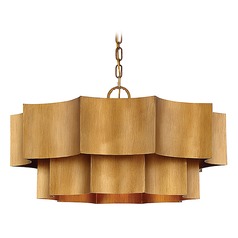 Shelby Gold Patina Pendant by Savoy House