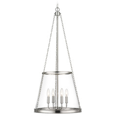 Prescott Polished Nickel Pendant by Z-Lite