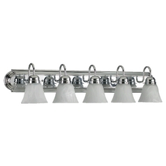 Chrome Bathroom Light by Quorum Lighting