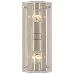 Aerin Clayton Wall Sconce in Polished Nickel by Visual Comfort Signature