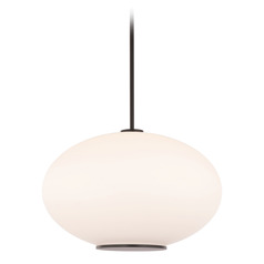 Illusion 16-Inch 3000K LED Pendant in Black by Modern Forms