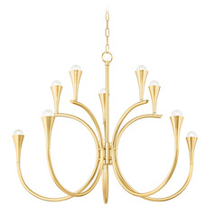 Mitzi By Hudson Valley Mitzi Aviana Aged Brass LED Chandelier