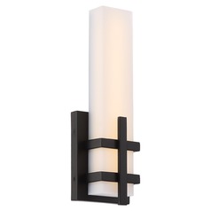 Grill Aged Bronze LED Sconce by Nuvo Lighting