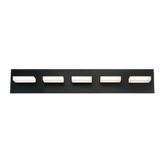 Olson 30-Inch LED Bath Bar in Black by Eurofase Lighting