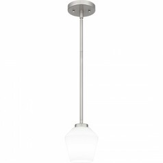 Nielson Mini Pendant in Brushed Nickel by Quoizel Lighting