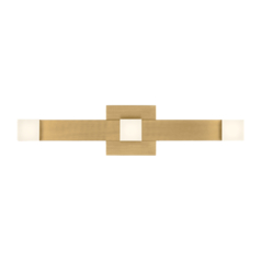 Brander 21-Inch LED Bath Light in Satin Brass by Visual Comfort Studio