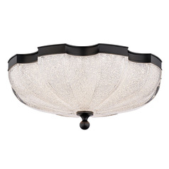 Schonbek Worldwide Lighting Cupola Black LED Flushmount Light
