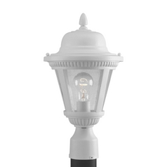 Westport Post Light White by Progress Lighting