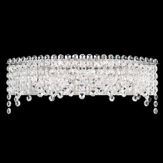 Schonbek Worldwide Lighting Chantant Polished Stainless Steel Bathroom Light