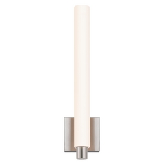 Tubo Satin Nickel LED Sconce by Sonneman Lighting
