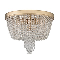 Royalton Aged Brass Flush Mount by Hudson Valley Lighting