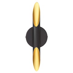 Bolero Bronze & Indian Gold LED Sconce by Arnsberg