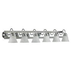 Chrome Bathroom Light by Quorum Lighting