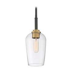 Sagamore Mini Pendant in Earth Black by Quoizel Lighting