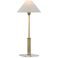 J. Randall Powers Asher Table Lamp in Brass by Visual Comfort Signature