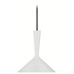 Aerin Rosetta Pendant in White & Bronze by Visual Comfort Signature