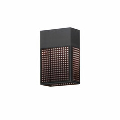Lattice 12-Inch LED Outdoor Sconce in Black by Maxim Lighting
