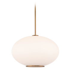 Illusion 16-Inch 2700K LED Pendant in Aged Brass by Modern Forms