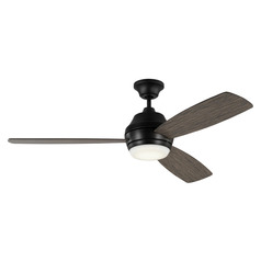 Visual Comfort Fan Collection Ikon 52 LED Aged Pewter LED Ceiling Fan with Light