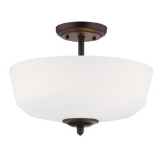 Designers Fountain Darcy Oil Rubbed Bronze Semi-Flushmount Light