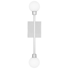 Mara LED Wall Sconce in Polished Nickel by Visual Comfort Modern 