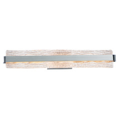Ripple 30-Inch LED Vanity Light in Polished Chrome by ET2 Lighting