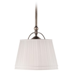 E.F. Chapman Sloane Shop Light in Antique Nickel by Visual Comfort Signature