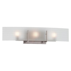 Yogi Brushed Nickel Bathroom Light by Nuvo Lighting