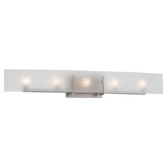 Yogi Brushed Nickel Bathroom Light by Nuvo Lighting