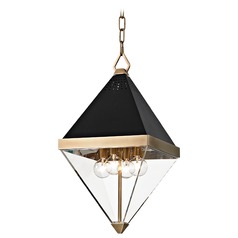 Coltrane Pendant in Aged Brass by Hudson Valley Lighting