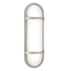 Osler Textured Silver LED Outdoor Wall Light by Eurofase Lighting