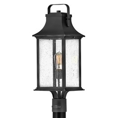 Grant 23.75-Inch Textured Black Post Light by Hinkley Lighting