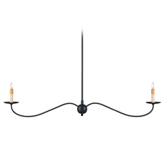 Currey and Company Saxon Zanzibar Black Island Light