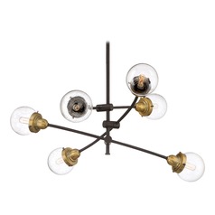 Trance Chandelier in Western Bronze by Quoizel Lighting