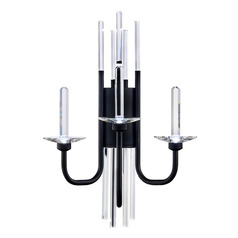 Schonbek Worldwide Lighting Calliope Black LED Sconce