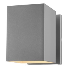 Pohl Painted Brushed Nickel Outdoor Wall Light by Visual Comfort Studio