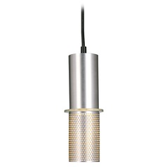 Larry Mini Pendant in Satin Aluminum by George Kovacs