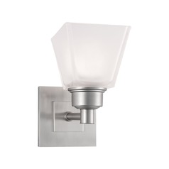 Matthew Brush Nickel Sconce